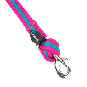 Shires Shires Cushion Web Lunge Line in Magenta/Dark Cyan