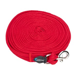 Shires Shires Cushion Web Lunge Line in Red