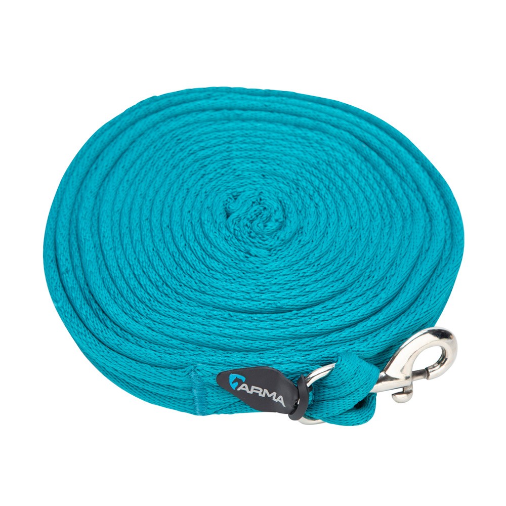 Shires Shires Cushion Web Lunge Line in Dark Cyan