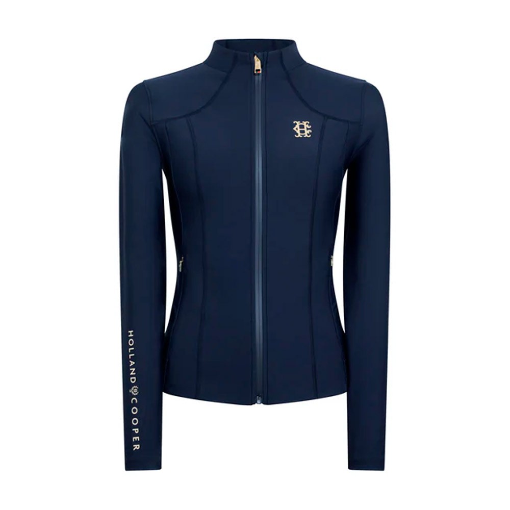 Holland Cooper Holland Cooper Chiltern Zip Training Top in Ink Navy