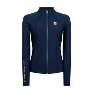 Holland Cooper Holland Cooper Chiltern Zip Training Top in Ink Navy