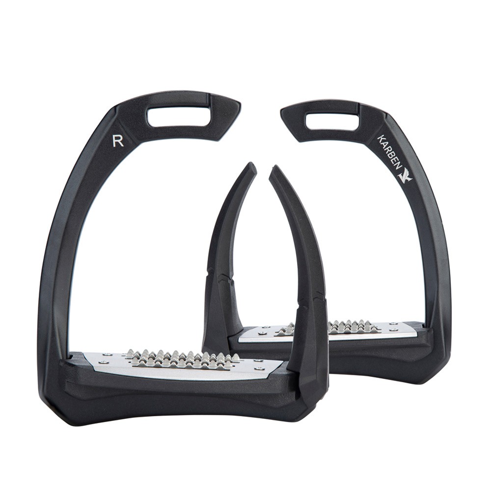 Shires Karben Ultra Grip FX Stirrups Black