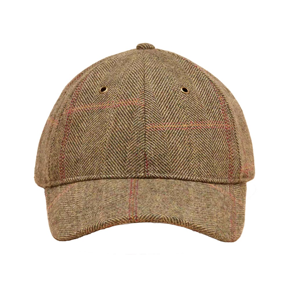 Joules Joules Perry Baseball Cap in Khaki Tweed