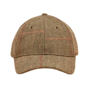 Joules Joules Perry Baseball Cap in Khaki Tweed