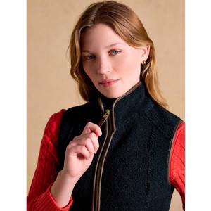 Joules Joules Heritage Borg Gilet in Navy