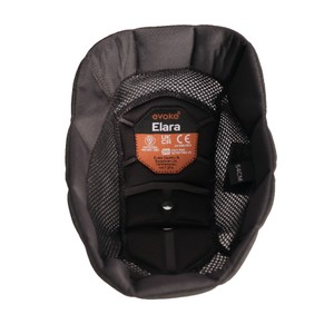 Evoke Evoke Elara Removeable Crown Padded Helmet Liner in Black