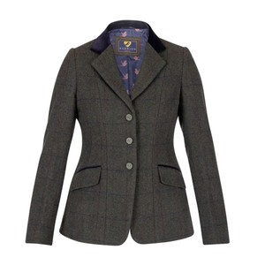 Shires Shires Aubrion Saratoga Junior Show Jacket in Elm Green Check