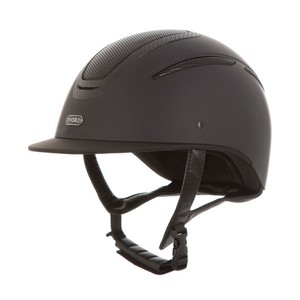 Evoke Evoke Elara Classic Peak Carbon Frame Riding Hat 55-57cm 