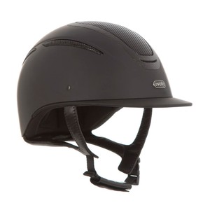Evoke Evoke Elara Classic Peak Carbon Frame Riding Hat 55-57cm 