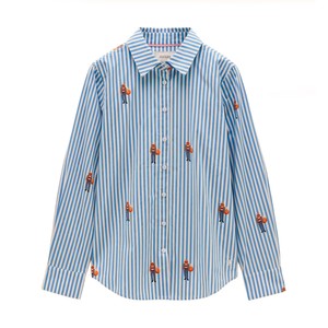 Joules Joules Classic Poplin Jonty Shirt in Blue/White