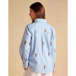 Joules Joules Classic Poplin Jonty Shirt in Blue/White