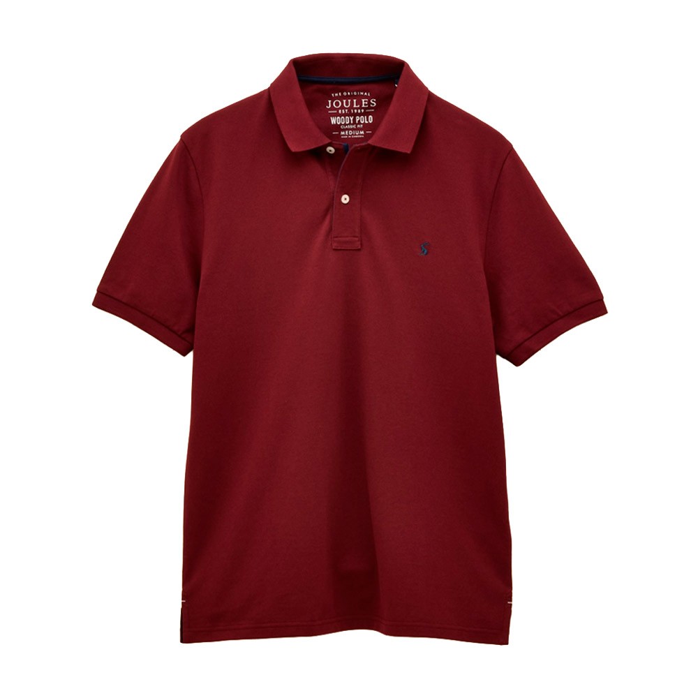 Joules Joules Mens Woody Polo Shirt in Port