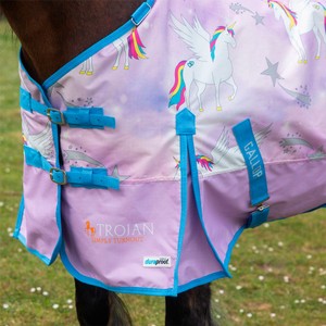 Gallop Gallop Duraproof Pegacorn 0g Turnout Rug in Lilac