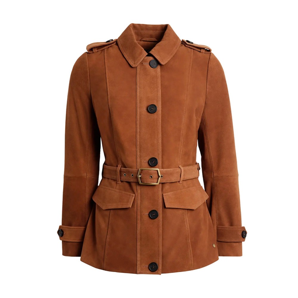 Fairfax & Favor Fairfax & Favor The Frances Jacket in Tan Suede