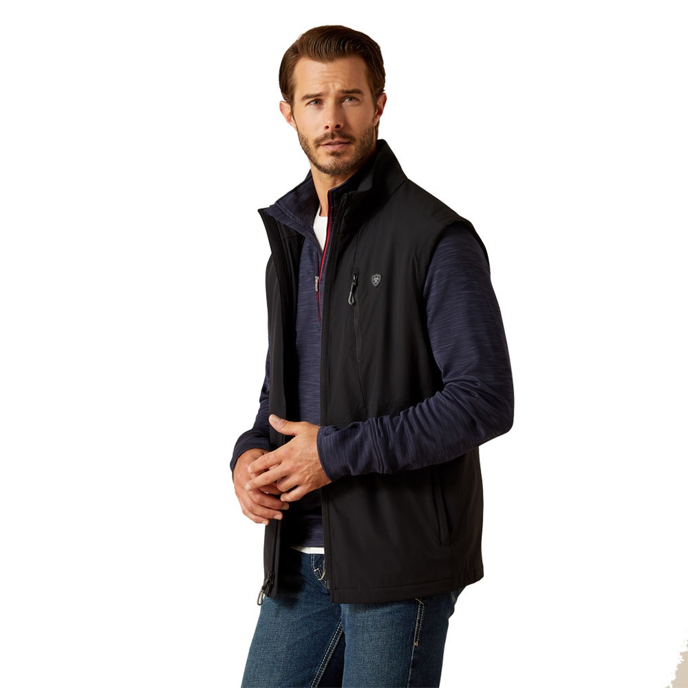 Ariat Mens Rion StretchShell Gilet Black