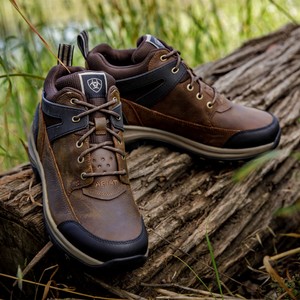 Ariat Ariat Mens Terrain Trek H2O Boots in Dark Chocolate