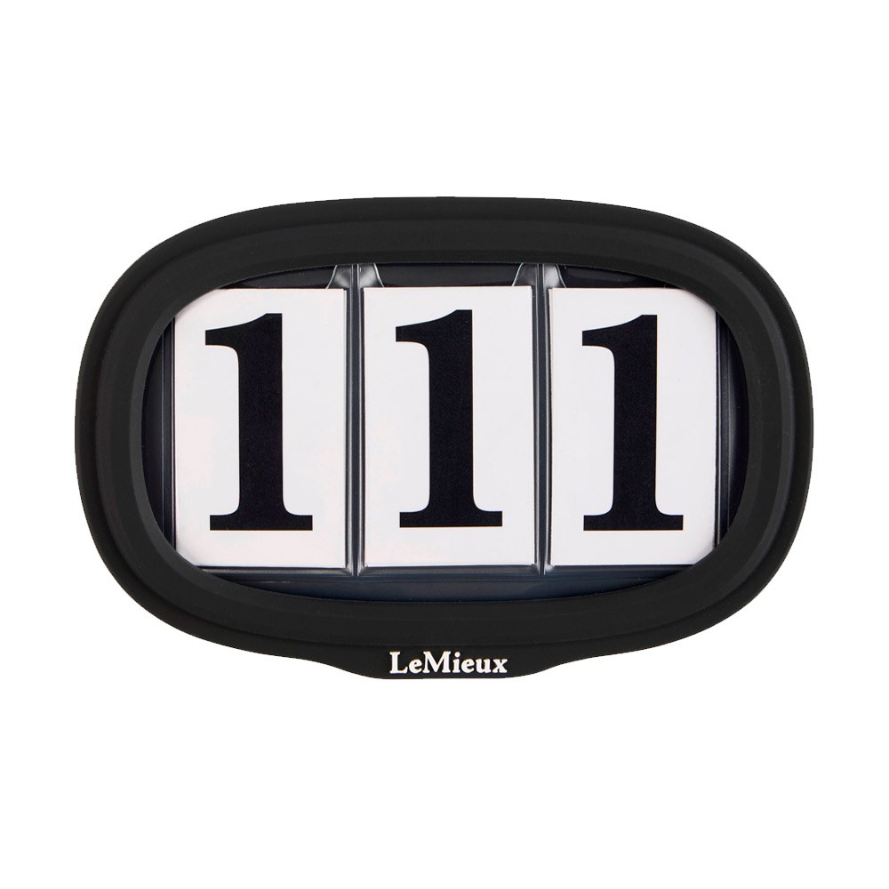 LeMieux LeMieux Silicone Saddlepad Number Holder in Black