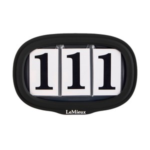 LeMieux LeMieux Silicone Saddlepad Number Holder in Black