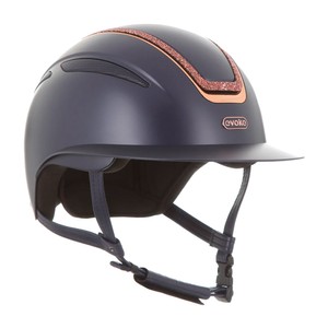 Evoke Evoke Callisto Wide Peak Crystal Frame Riding Hat 53-55cm 