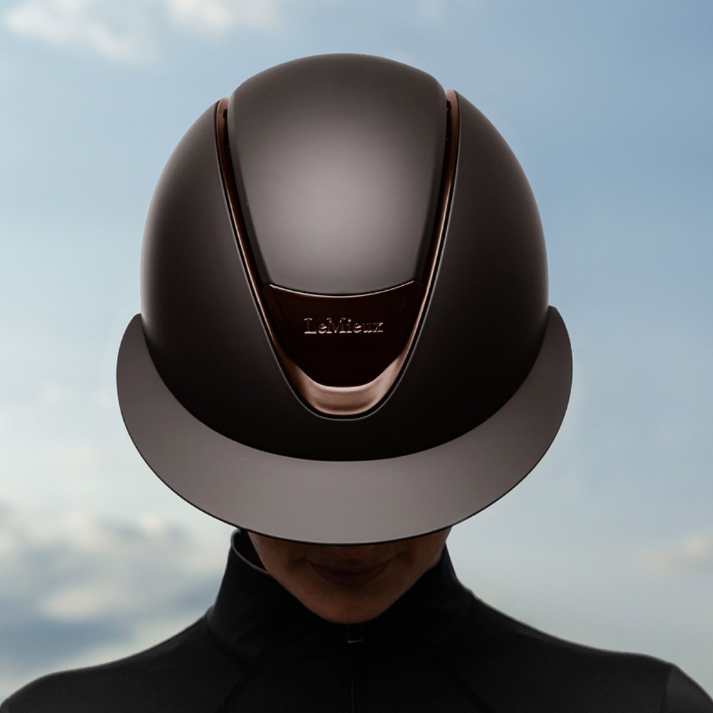 LeMieux Verv Competition Riding Helmet Brown