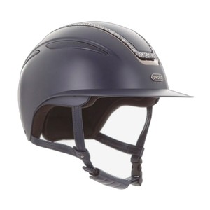 Evoke Evoke Callisto Wide Peak Crystal Frame Riding Hat 53-55cm 