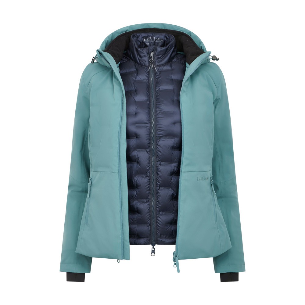 LeMieux LeMieux Brooke 3 in 1 Waterproof Hybrid Jacket in Aloe