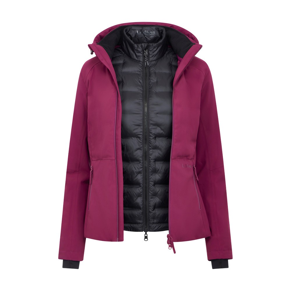 LeMieux LeMieux Brooke 3 in 1 Waterproof Hybrid Jacket in Blackberry
