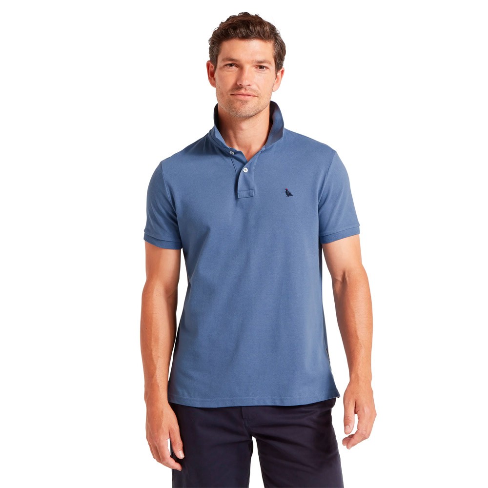 Schoffel Mens St Ives Polo Shirt Blue