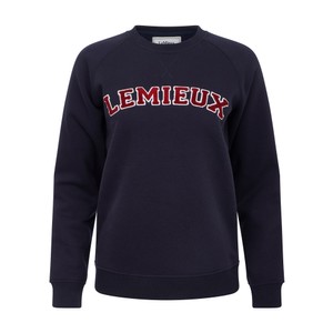 LeMieux LeMieux Vida Varsity Crew Neck Sweat in Navy