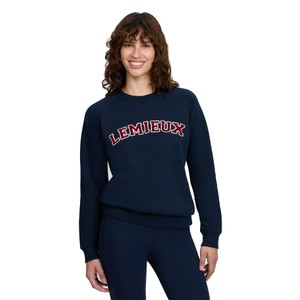 LeMieux LeMieux Vida Varsity Crew Neck Sweat in Navy