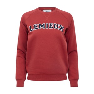 LeMieux LeMieux Vida Varsity Crew Neck Sweat in Russet