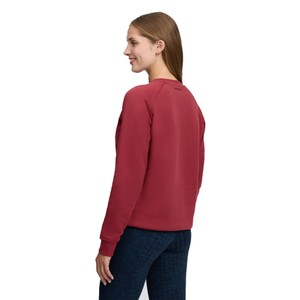 LeMieux LeMieux Vida Varsity Crew Neck Sweat in Russet