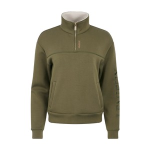 LeMieux LeMieux Scarlet Quarter Zip Sweat in Willow Green