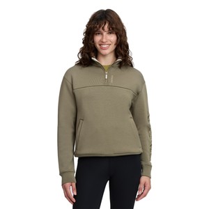 LeMieux LeMieux Scarlet Quarter Zip Sweat in Willow Green
