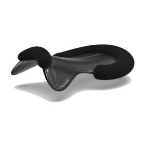 LeMieux LeMieux Gel Tek Shaped Vegan Wool Half Pad in Black