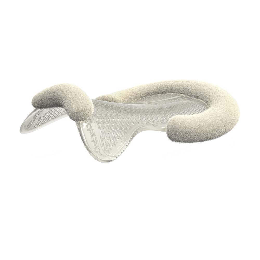 LeMieux Gel Tek Shaped Vegan Wool Half Pad Cream