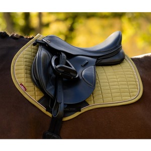 LeMieux LeMieux Suede Close Contact Square in Gooseberry