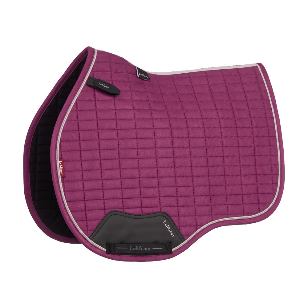 LeMieux LeMieux Suede GP Square Saddle Pad in Blackberry