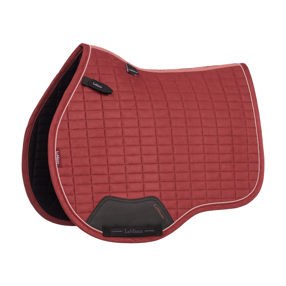 LeMieux Suede GP Square Saddle Pad Red