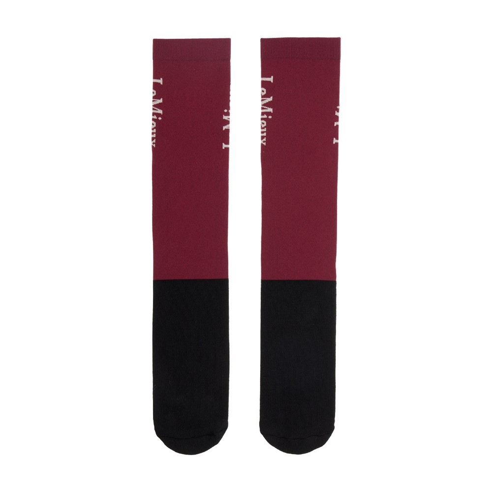 LeMieux Competition Riding Sock (2 Pack) Purple