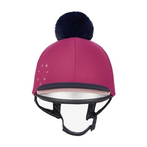 LeMieux LeMieux Classique Pom Hat Silk in Blackberry