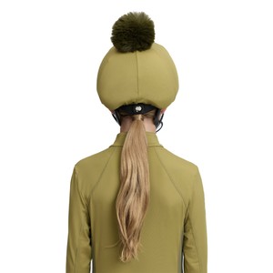 LeMieux LeMieux Classique Pom Hat Silk in Gooseberry