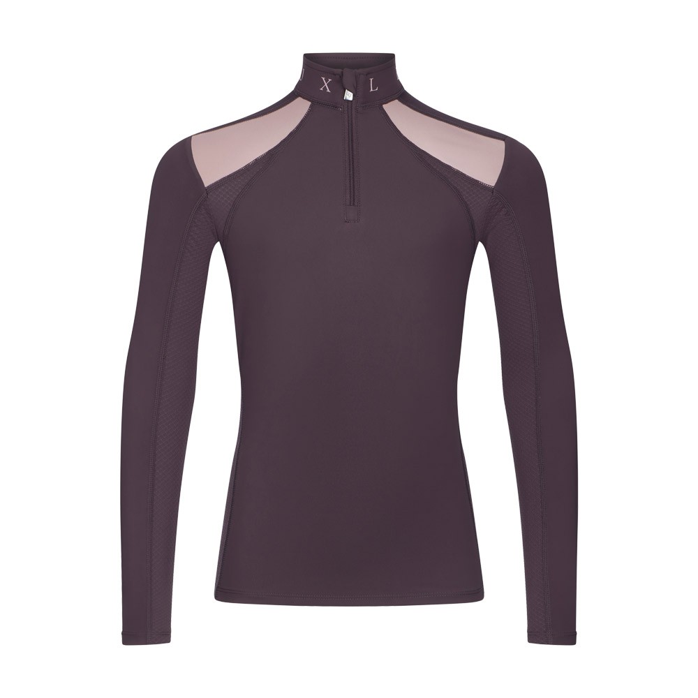 LeMieux Young Rider Mia Mesh Base Layer Brown