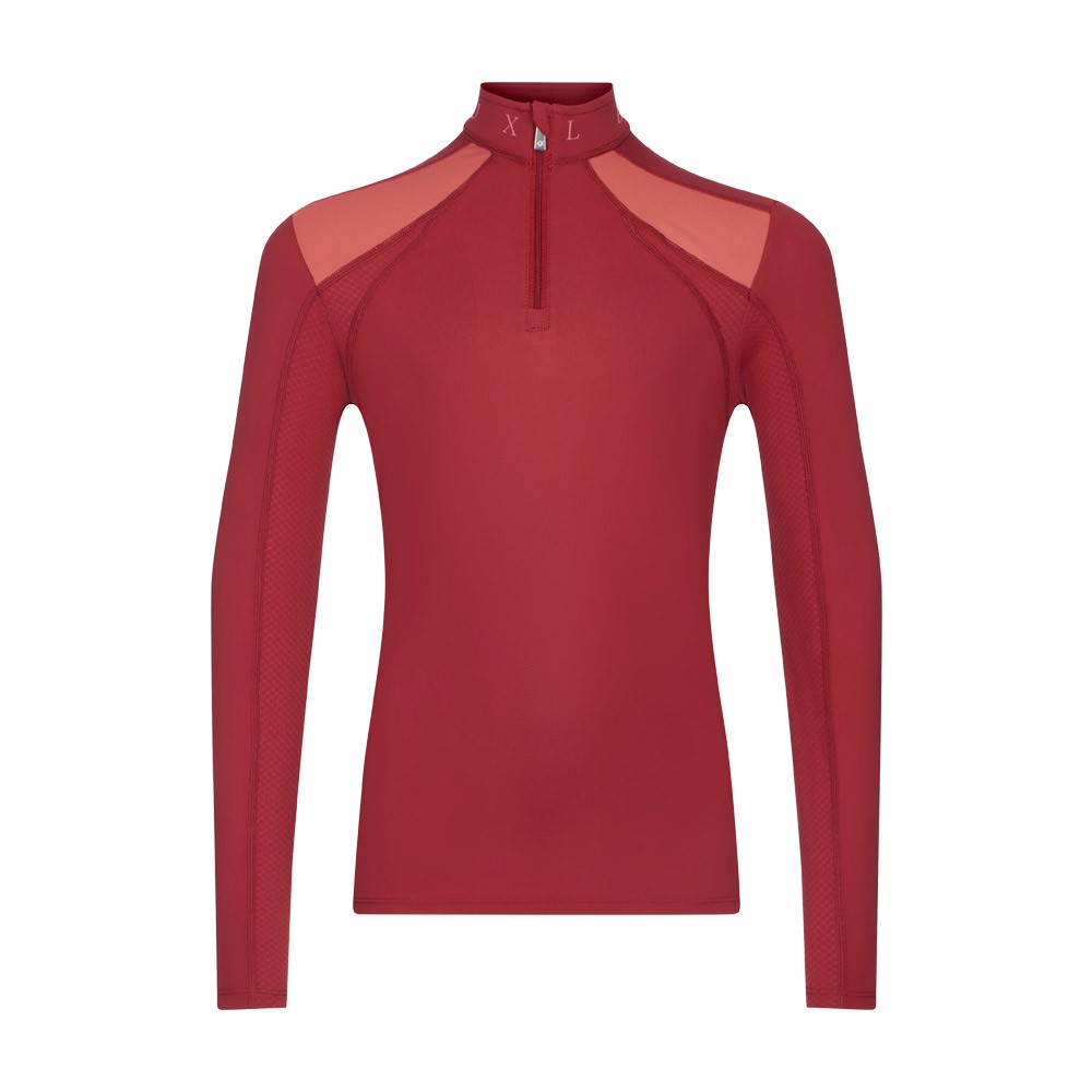 LeMieux Young Rider Mia Mesh Base Layer Red
