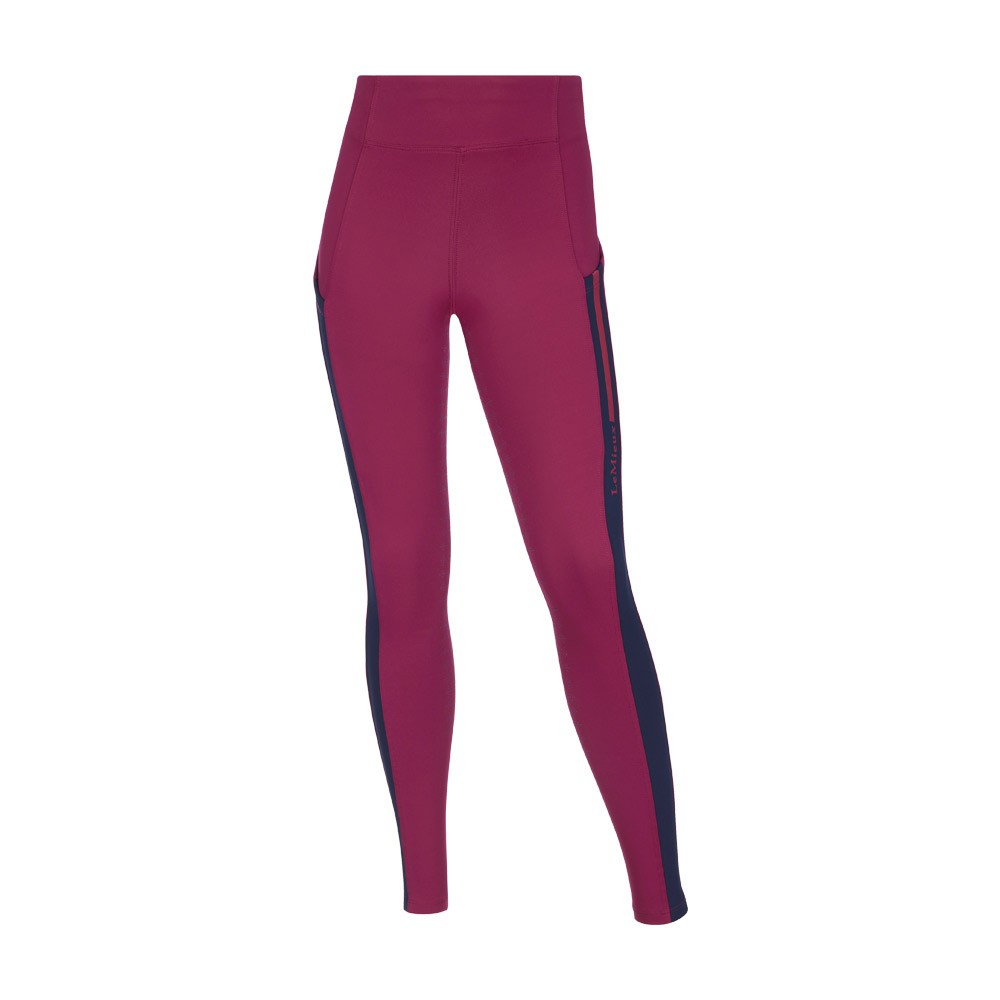 LeMieux LeMieux Young Rider Orla Riding Tights in Blackberry