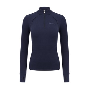 LeMieux LeMieux Frances Quarter Zip Fleece Top in Navy