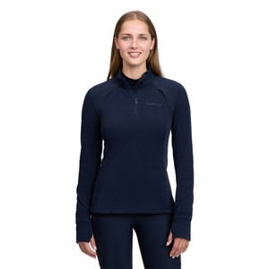 LeMieux LeMieux Frances Quarter Zip Fleece Top in Navy