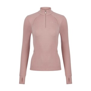 LeMieux LeMieux Frances Quarter Zip Fleece Top in Wild Rose