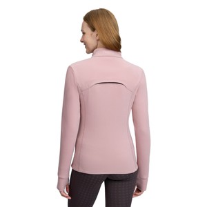 LeMieux LeMieux Frances Quarter Zip Fleece Top in Wild Rose