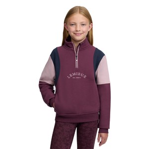 LeMieux LeMieux Young Rider Viola Quarter Zip Sweat in Bramble